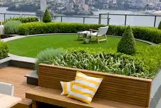 Landscaped Terrace